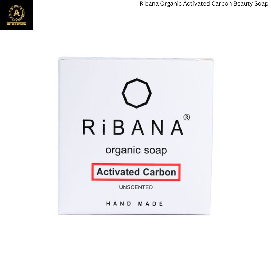 Ribana Organic Activated Carbon Beauty Soap Bar- 95gm