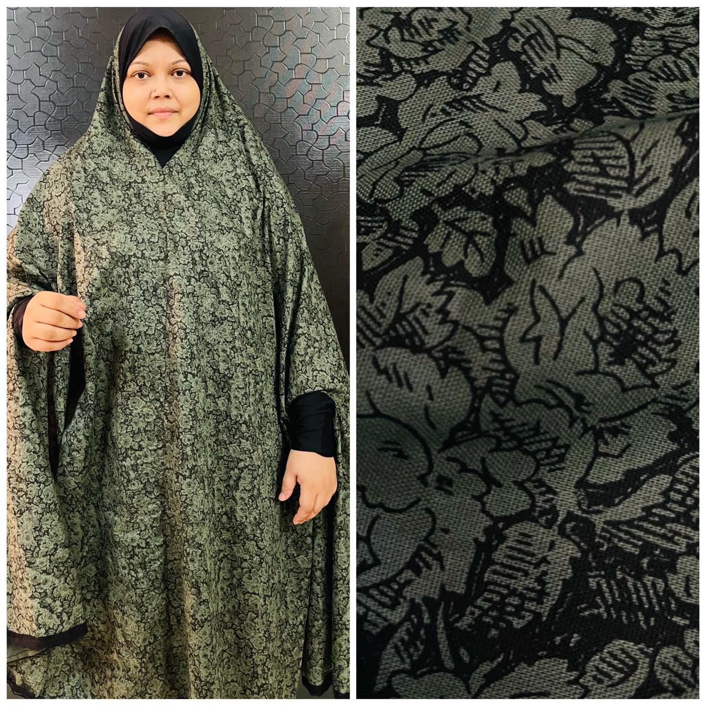 Long Cotton Salat Khimar