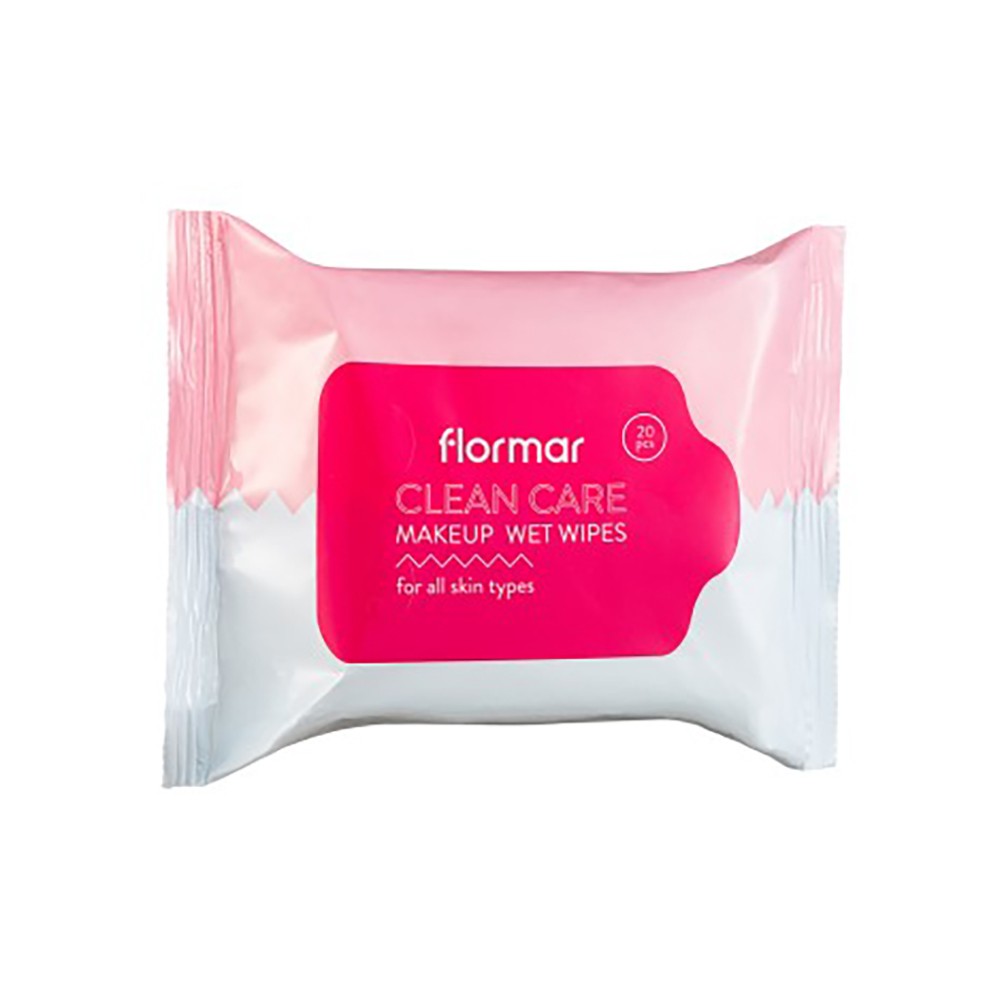 Clean Care Makeup Wet Wipes Flormar 20’s: All Skin Types