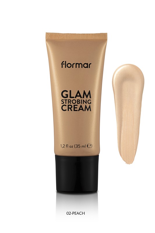 Glam Strobing Cream Flormar# 02: Peach