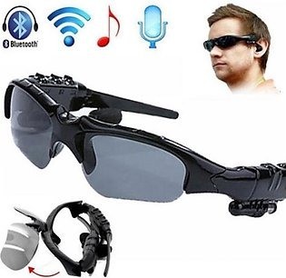 Bluetooth Headset Headphone Sunglasses – Black/Night Vision
