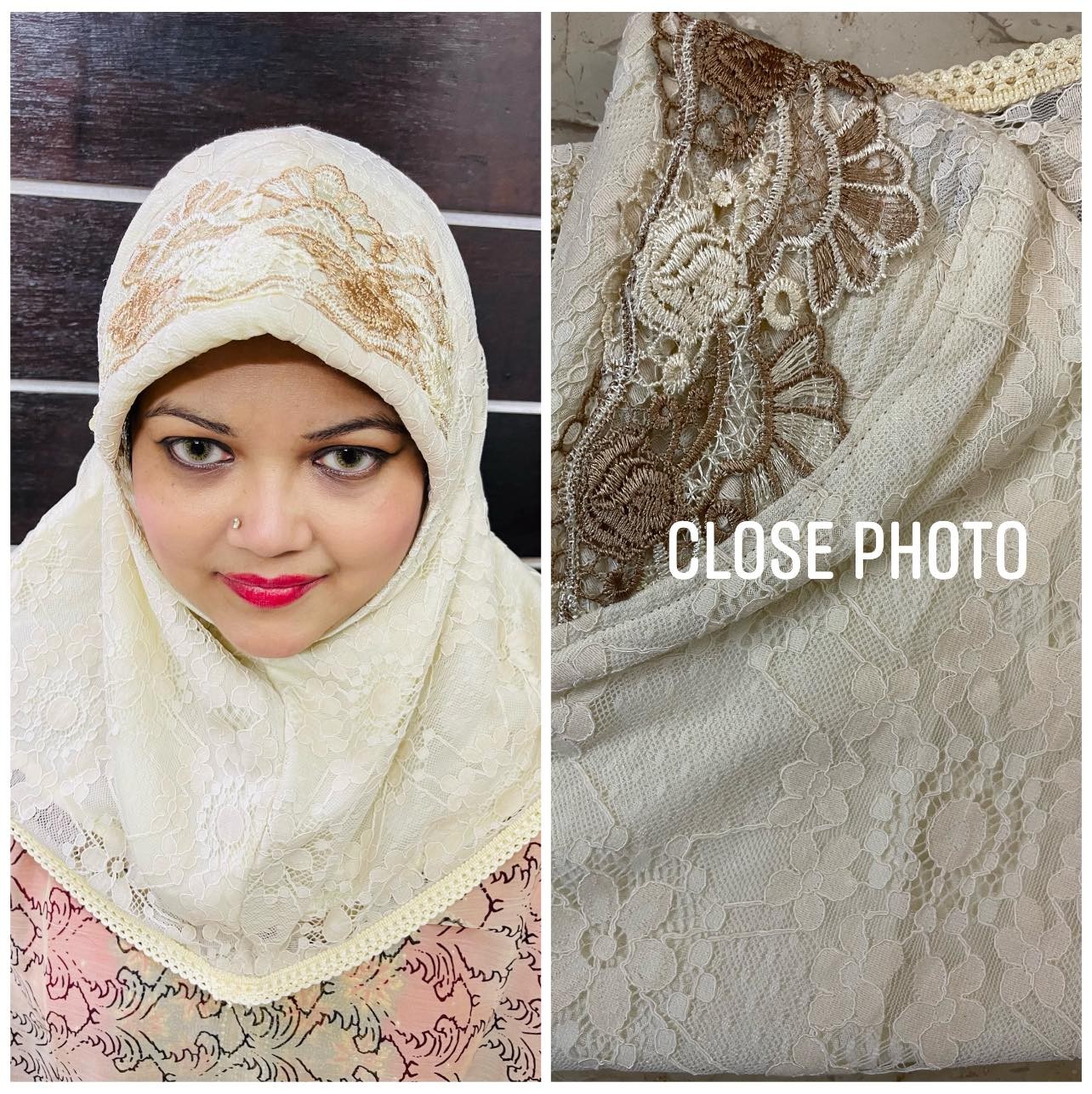 Short Party Hijab