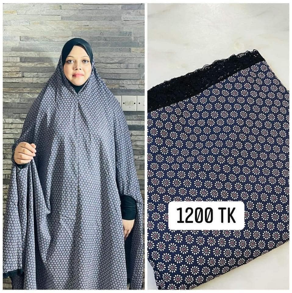Long Cotton Salat Khimar