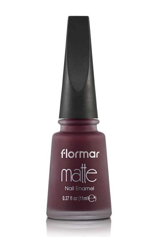 Matte Nail Enamel Flormar# M23: Burgundy in Matte