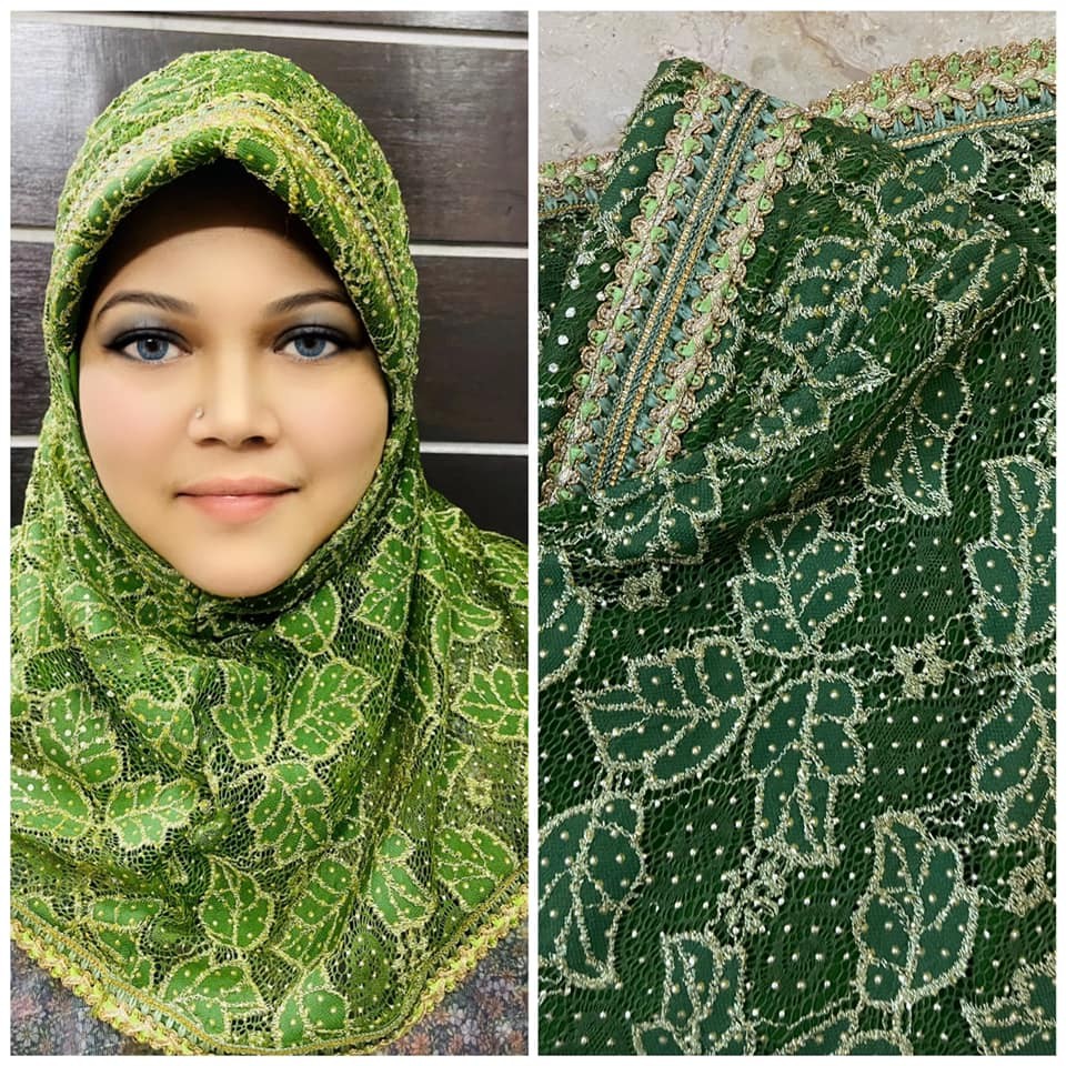 Short Party Hijab