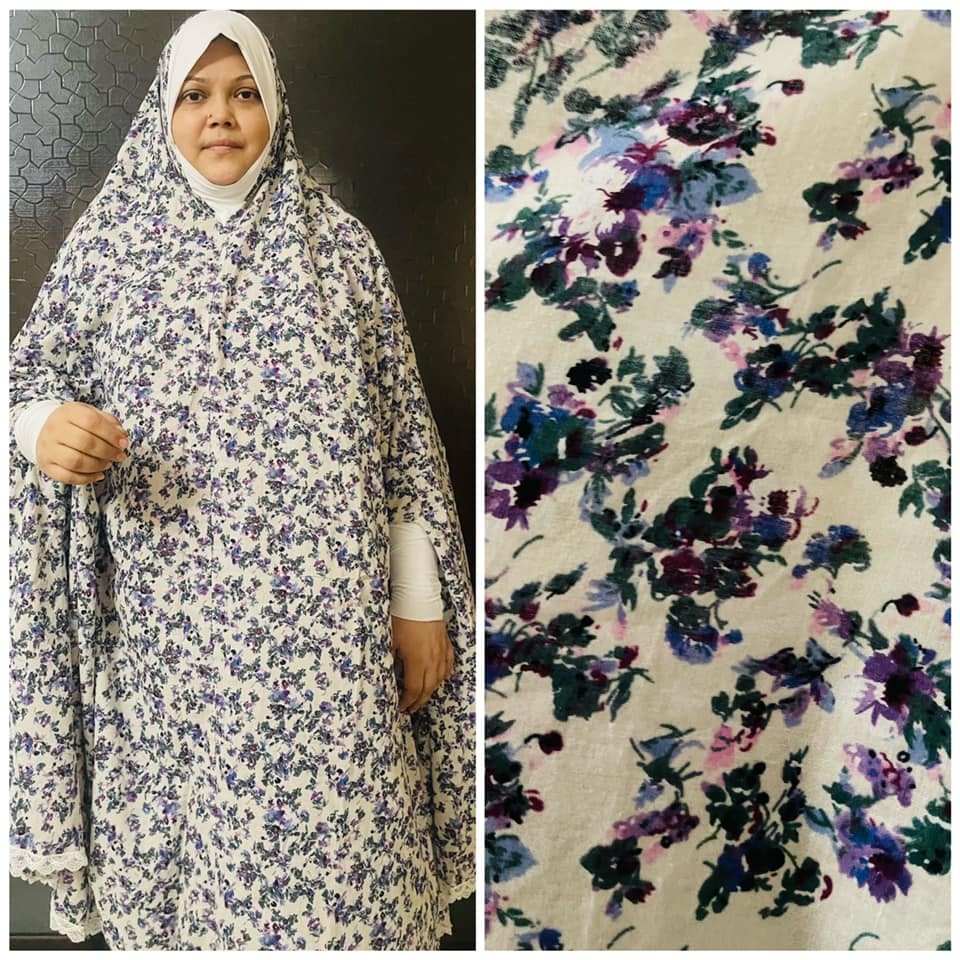 Long Cotton Salat Khimar