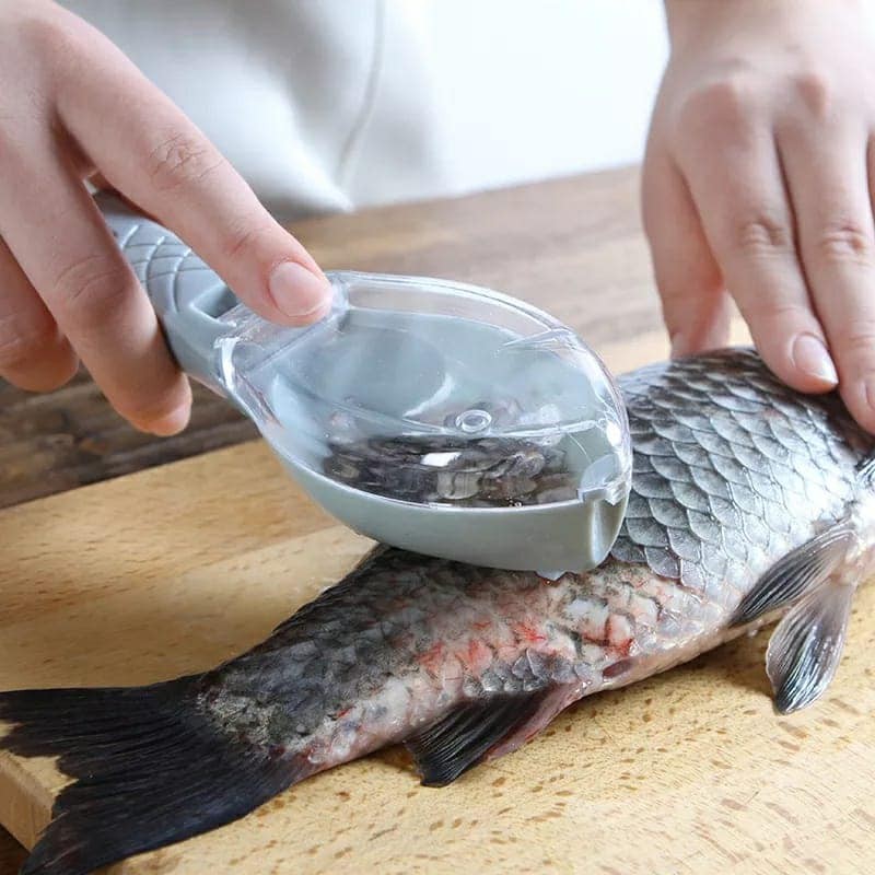 Fish scale skin brush