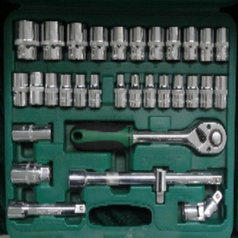 32pcs 1/2"Dr.Socket Set Mirror Finish CRV