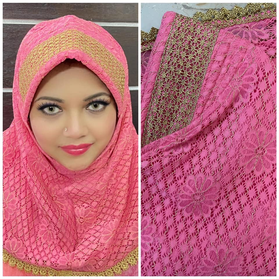 Short Party Hijab