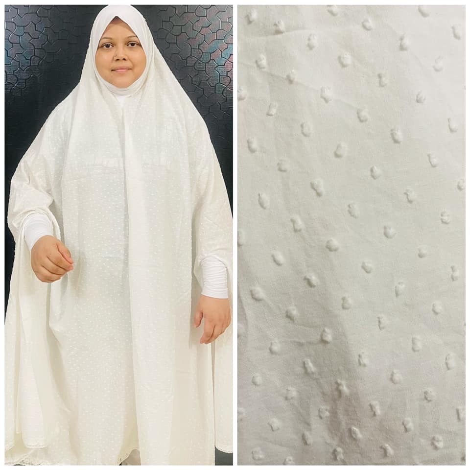 Long Cotton Salat Khimar