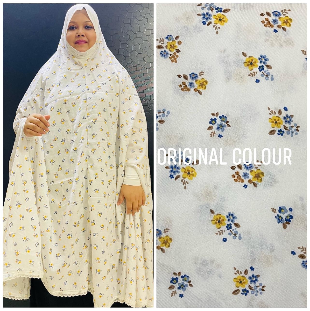 Long Cotton Salat Khimar