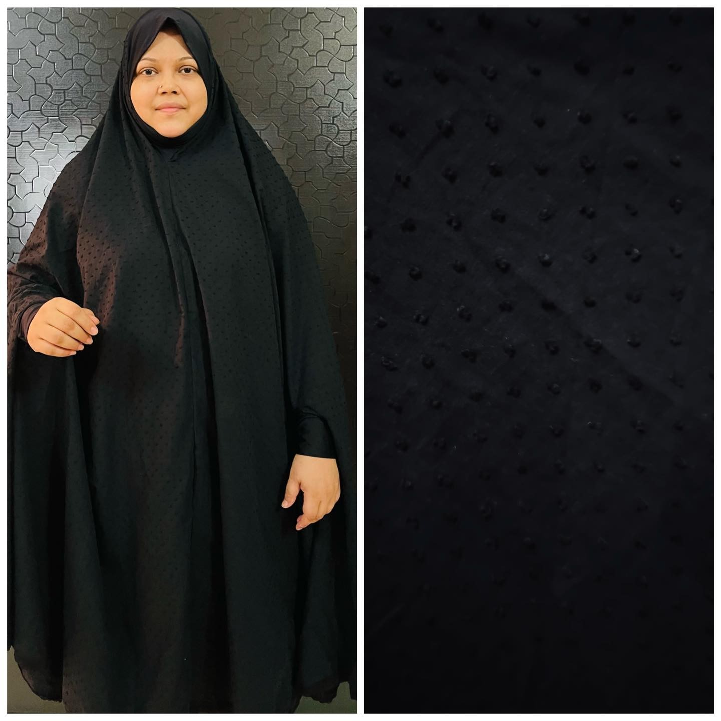 Long Cotton Salat Khimar