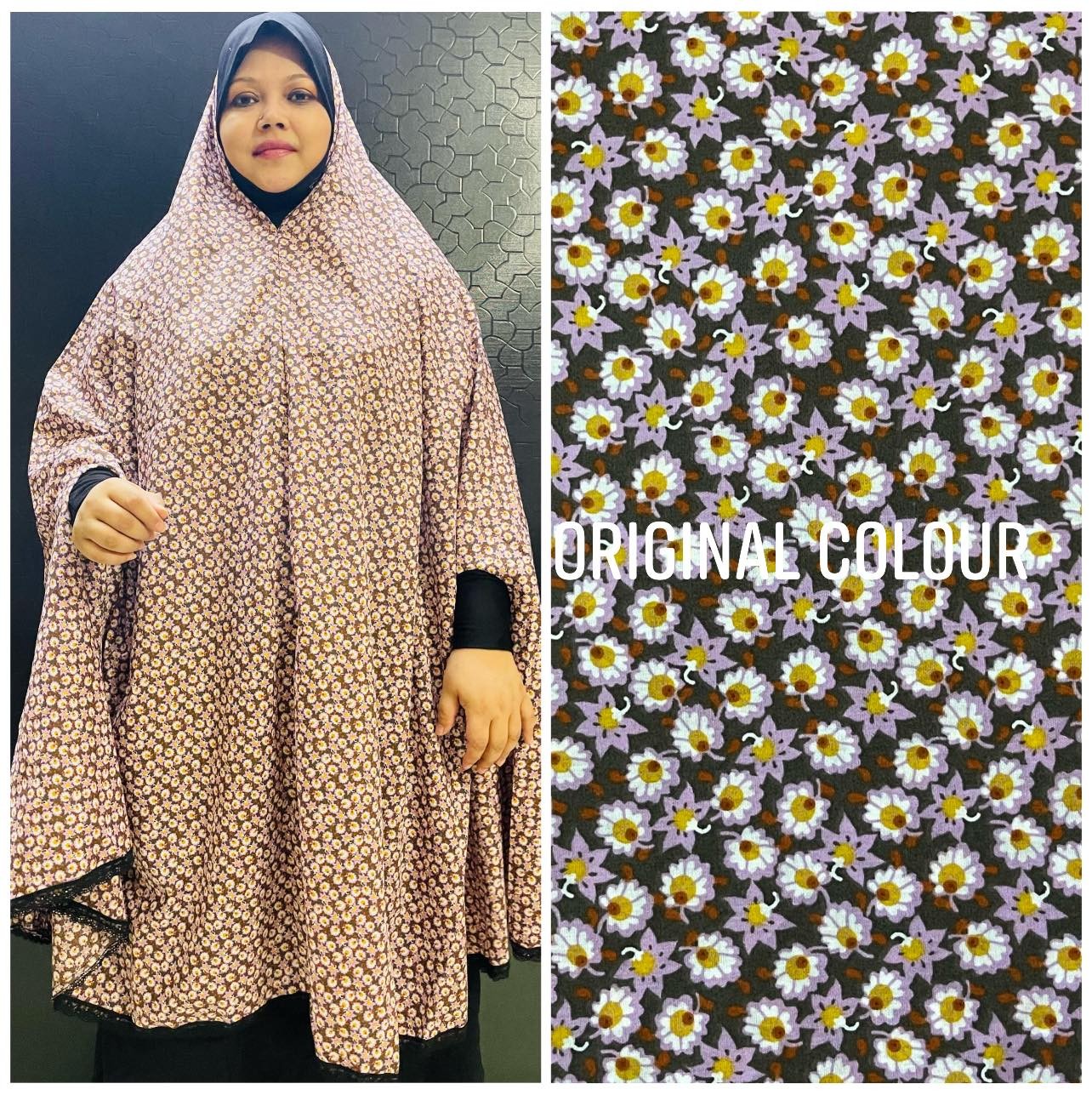 Long Cotton Salat Khimar