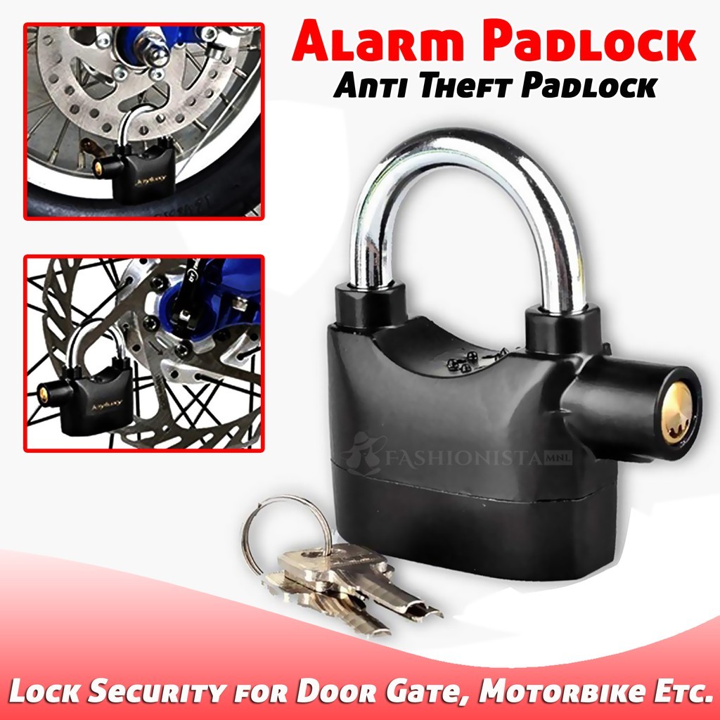 Anti thief alarm Lock