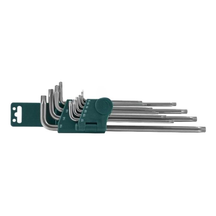 9pcs Mat Finish Star Type Hex Key  Set