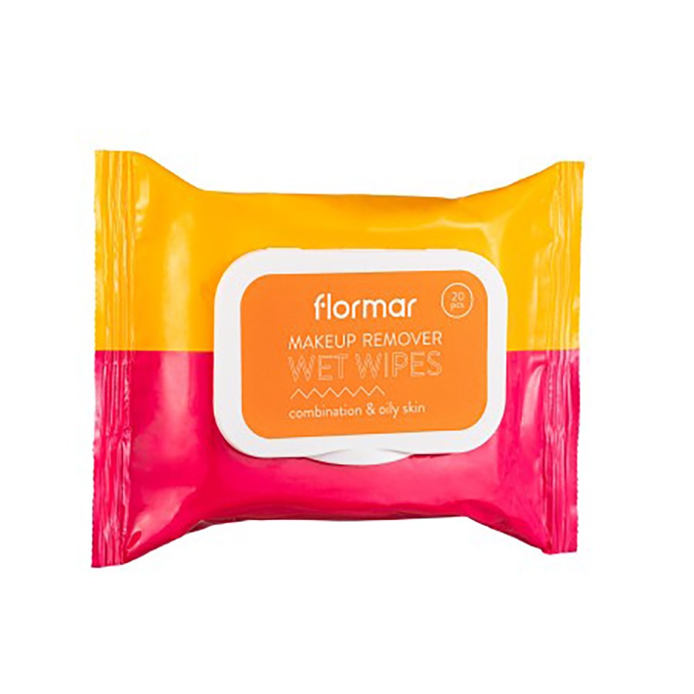 Makeup Remover Wet Wipes Flormar 20's: Normal & Dry Skin
