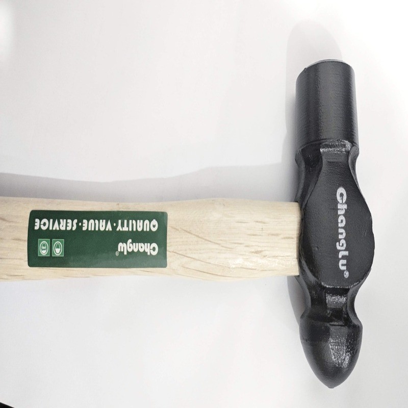 Wooden Handle Black powder Ball hammer ( 45 Carbon steel )