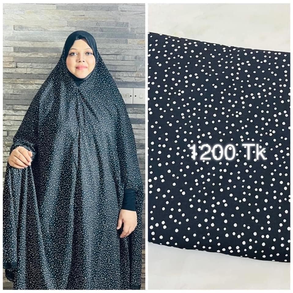 Long Cotton Salat Khimar