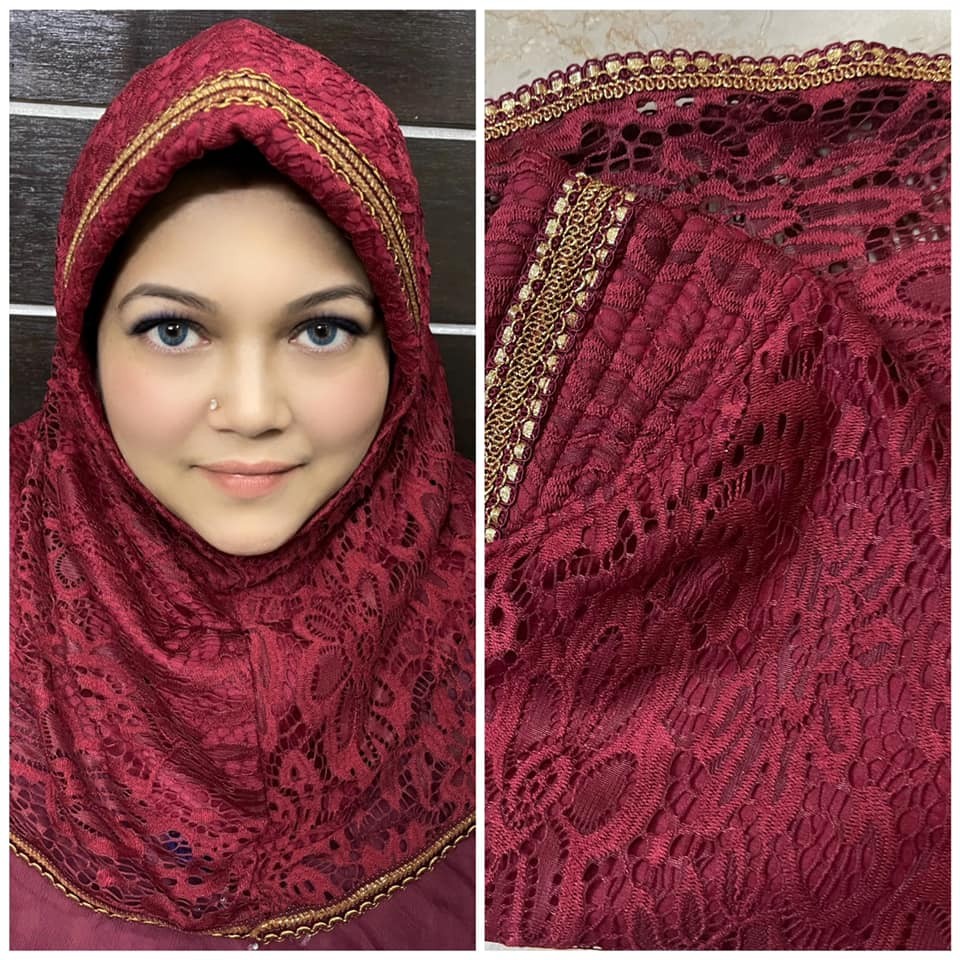 Short Party Hijab