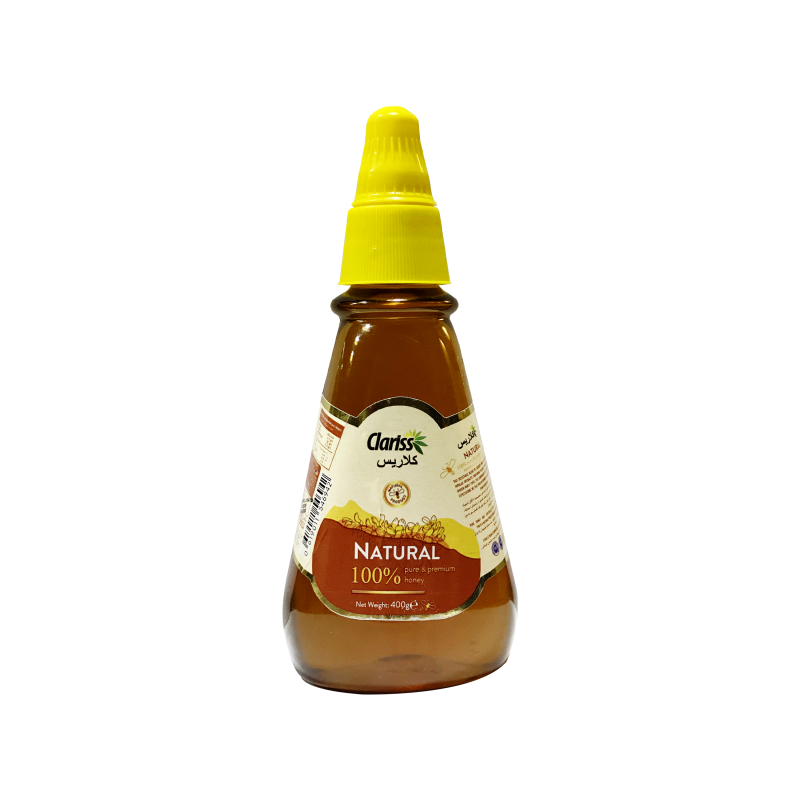 Clariss Natural Honey: 400gm Squeeze Pet Bottle