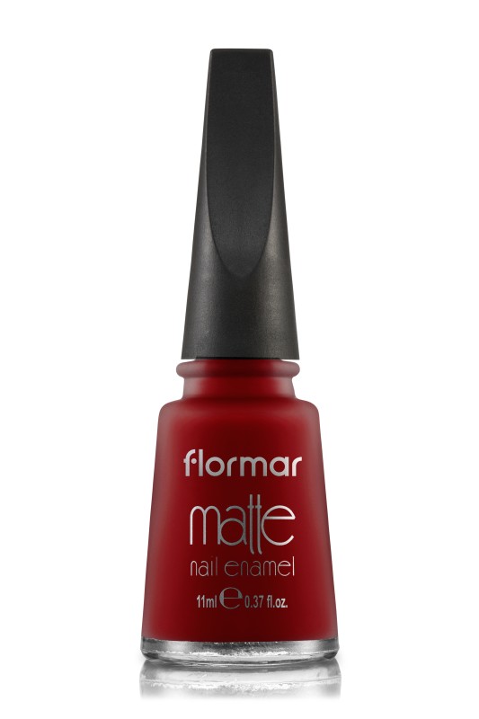 Matte Nail Enamel Flormar# M08: Luxurious Cerise