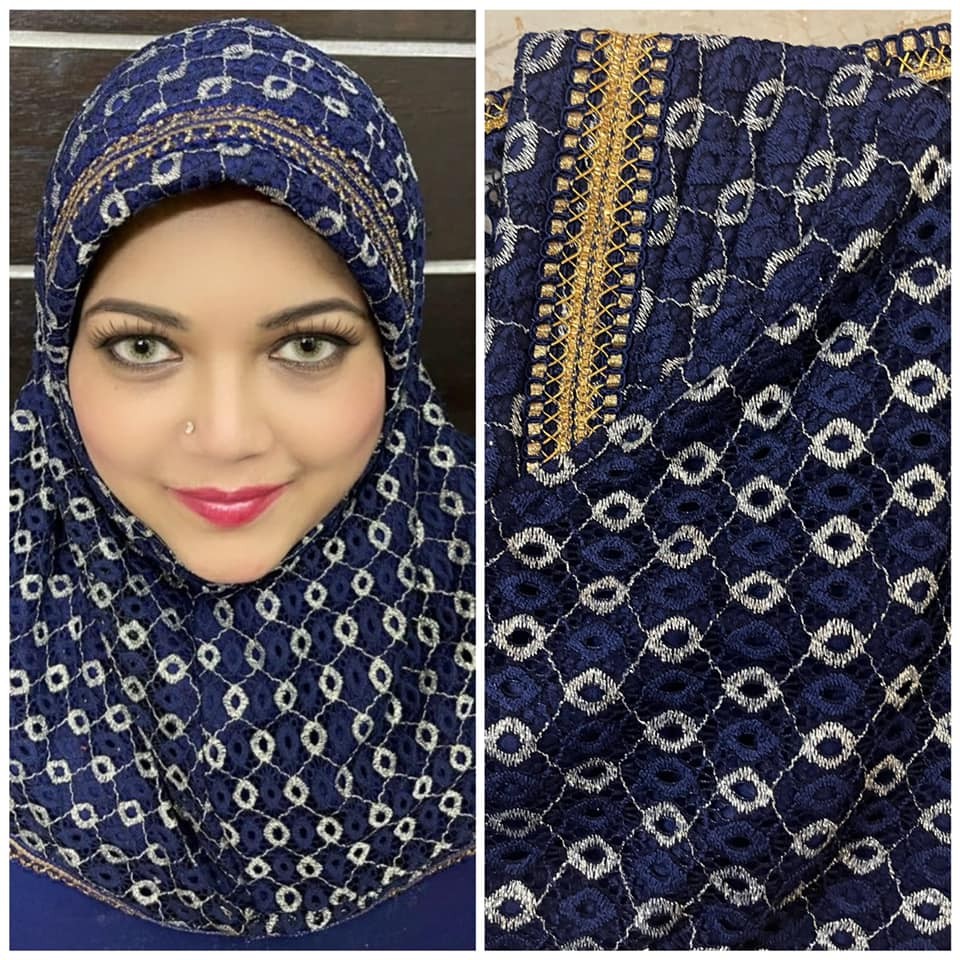 Short Party Hijab