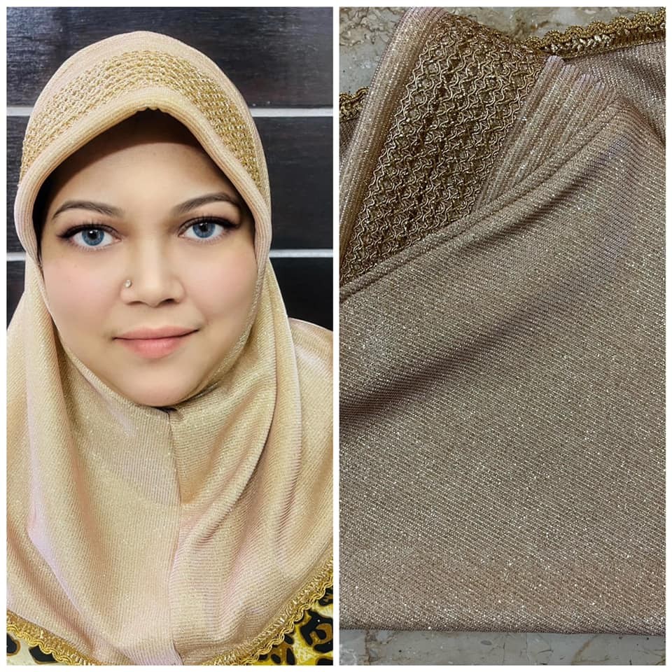 Short Party Hijab