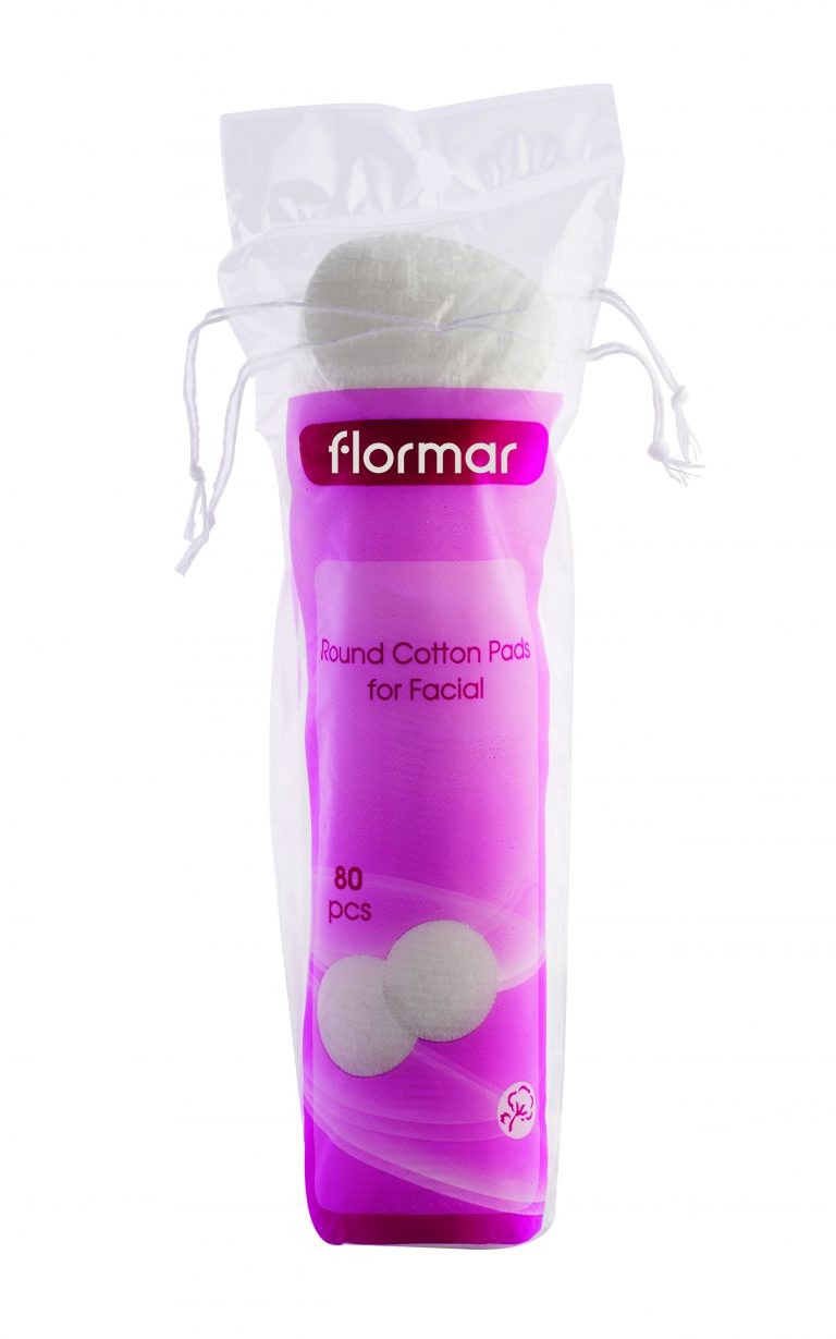 Cotton Pad for Facial Flormar: Round