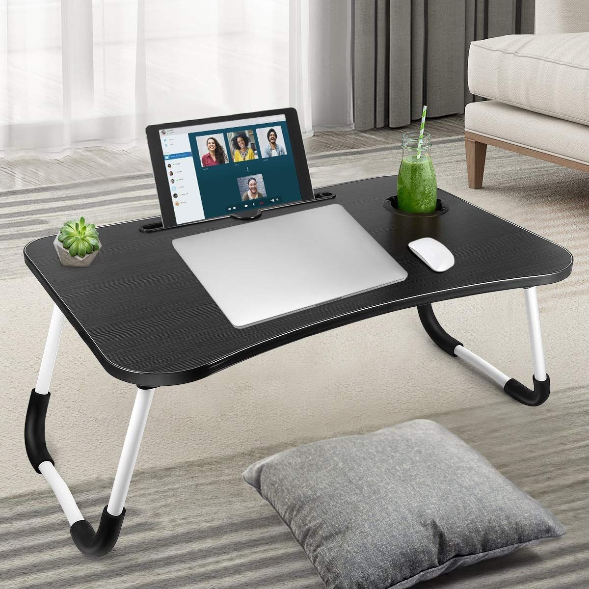 Foldable laptop table