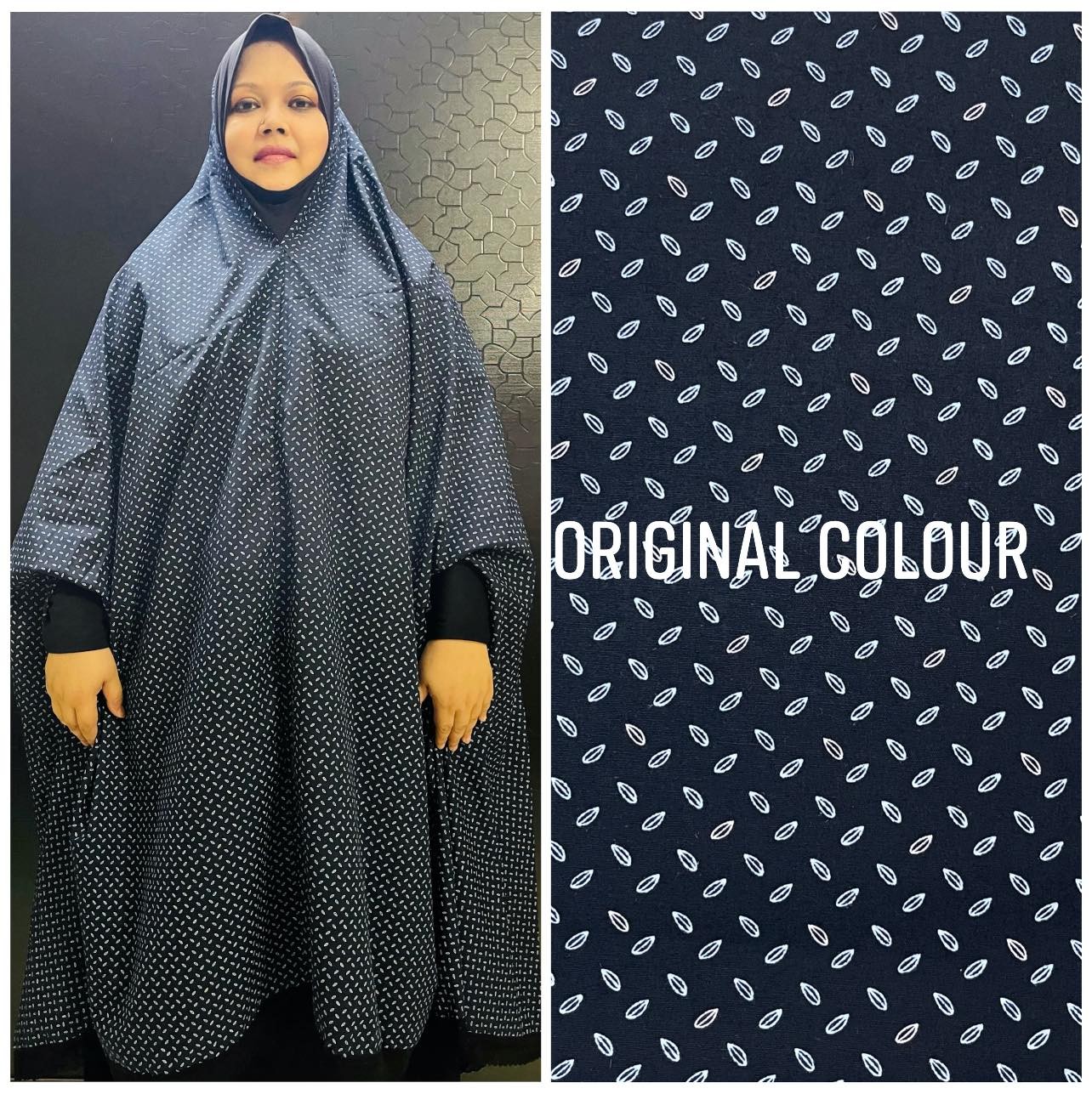 Long Cotton Salat Khimar