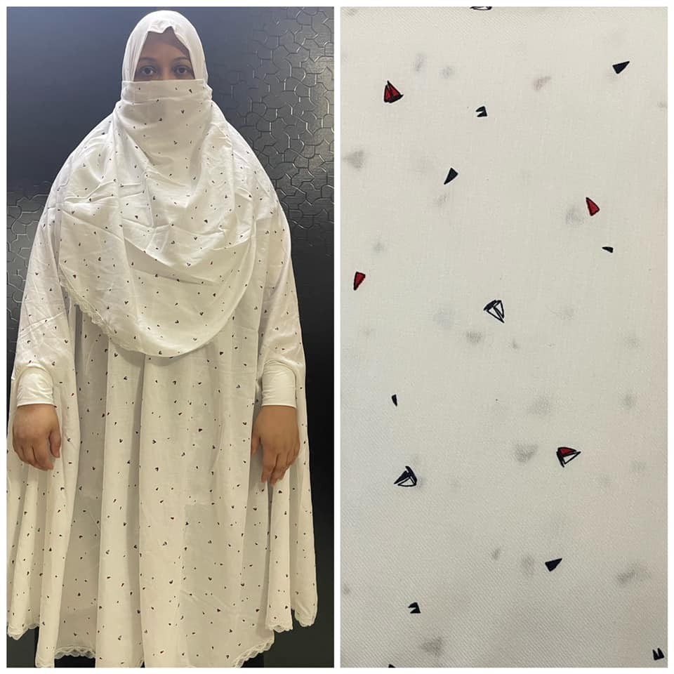 Long Cotton khimar(Niqub)