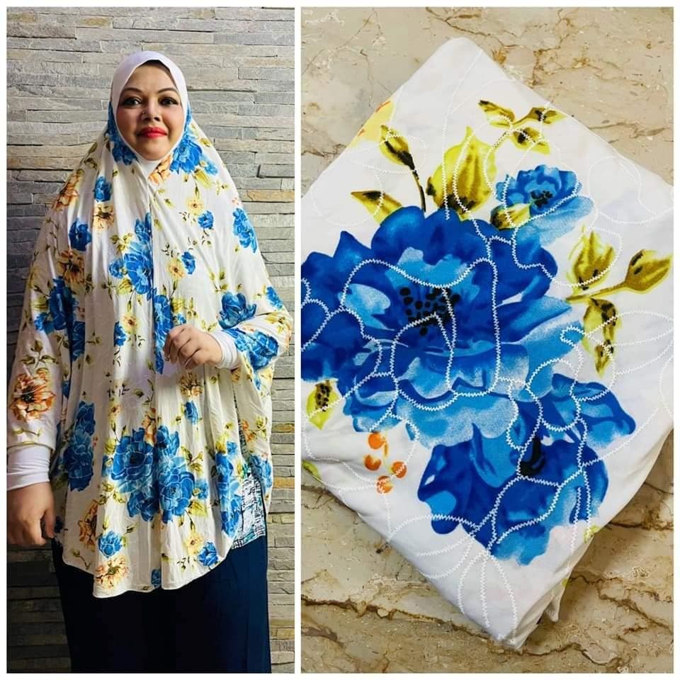 Printed Short Khimar