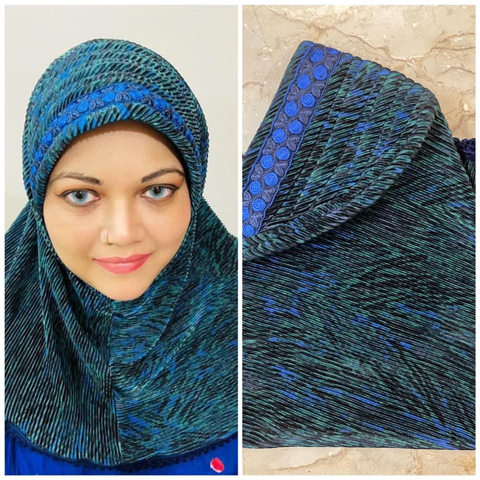 Short Party Hijab