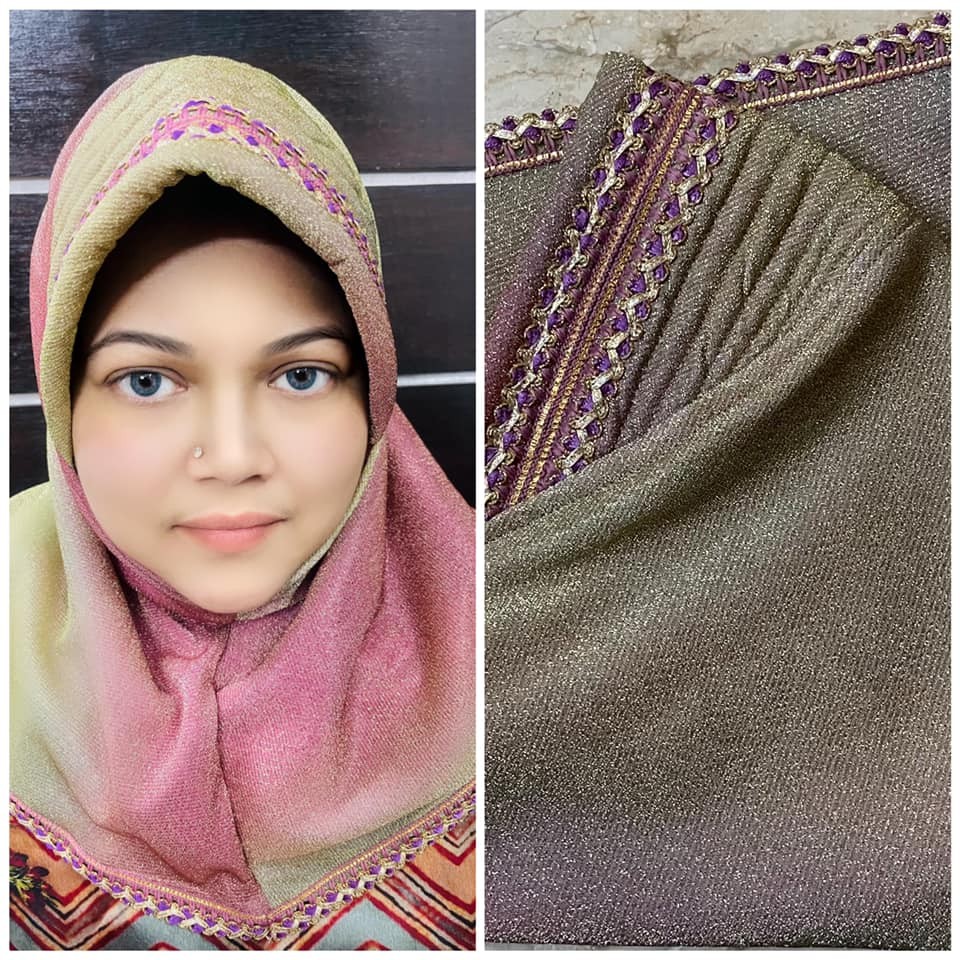 Short Party Hijab