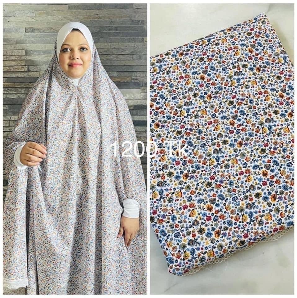 Long Cotton Salat Khimar