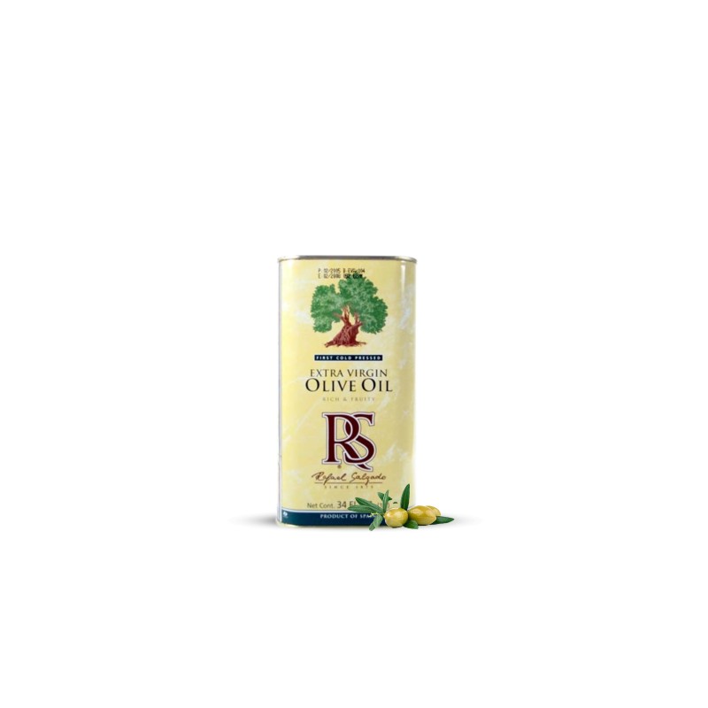 RS Olive Oil Extra Virgin: 1 Litre Tin