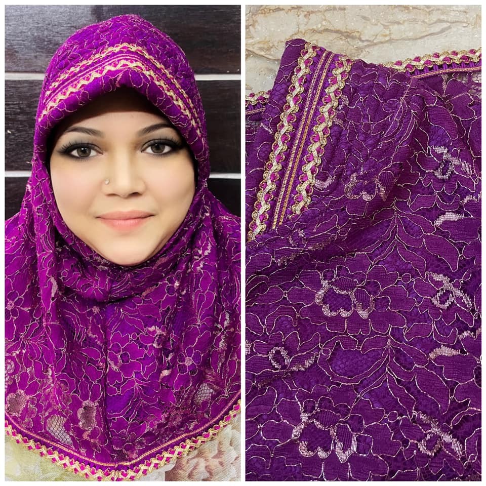 Short Party Hijab