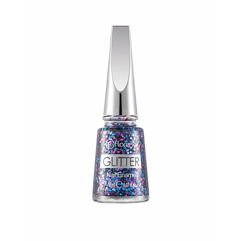 Glitter Nail Enamel Flormar# GL09: Multicolor Shine